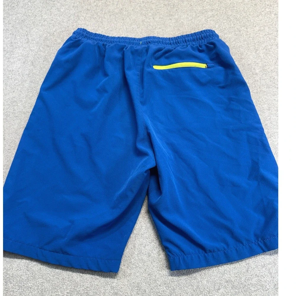 Eddie Bauer Kids Swim Trunks Blue Mesh Lined‎ Boys Medium 10/12 Quick Dry Beach